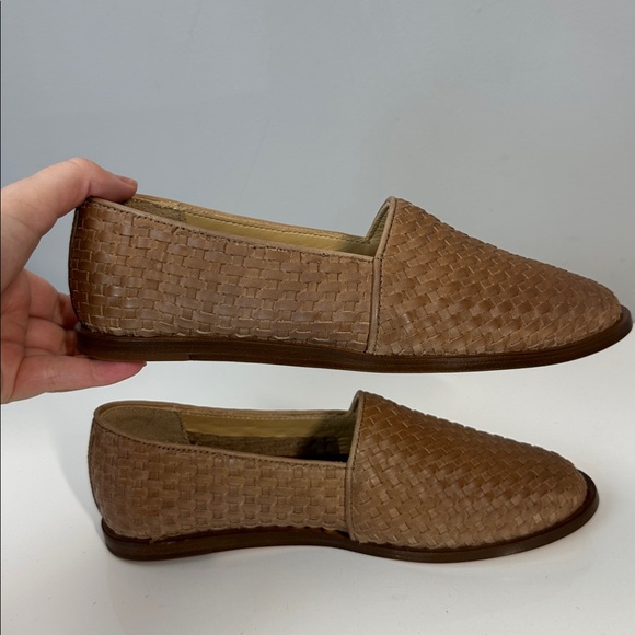 Nisolo Mara Woven Leather Brown Almond Flats Size 7.5 Quiet Luxury Capsule - Picture 14 of 15